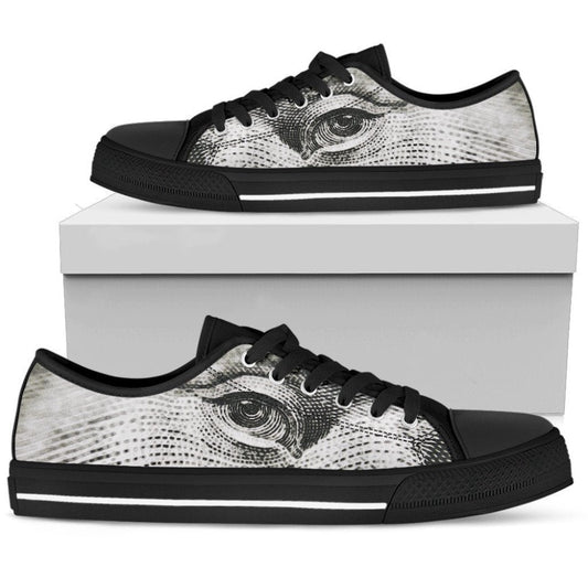 Women's Low Top Shoes Abstract , Low Top Sneaker, Low Top Canvas Shoes