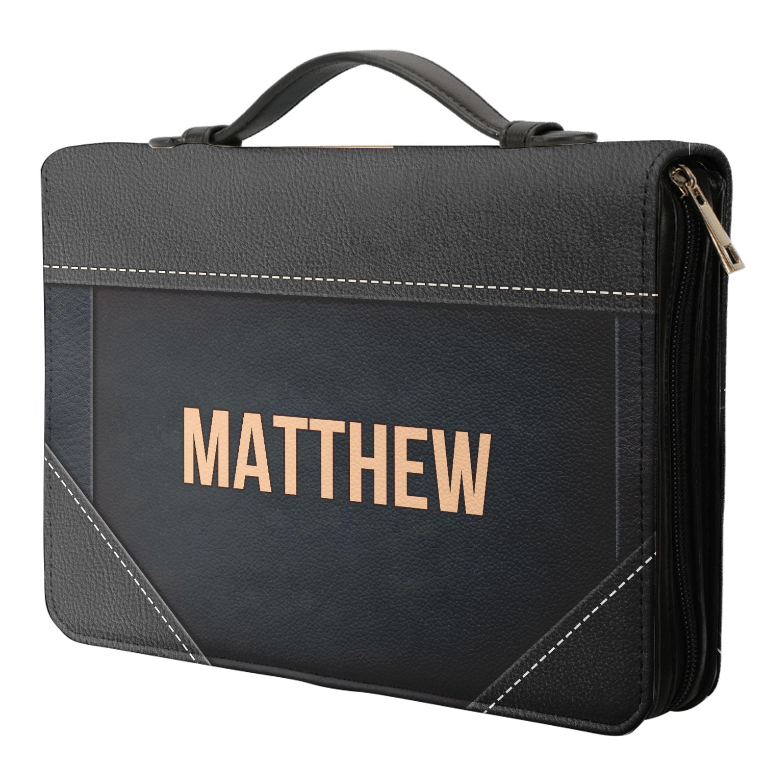 Worry Ends When Faith In God Begins Personalized Bible Cover - Pastor's Bible Covers