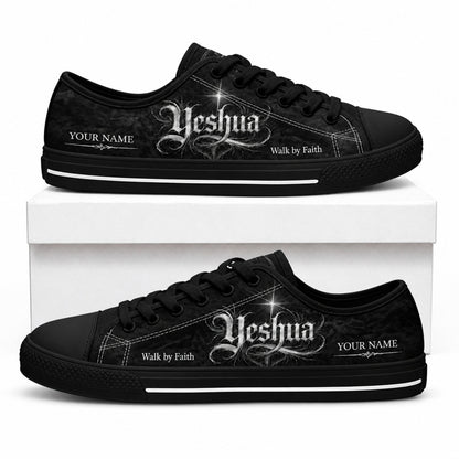 Yeshua Graphic Low Top Shoes box black          