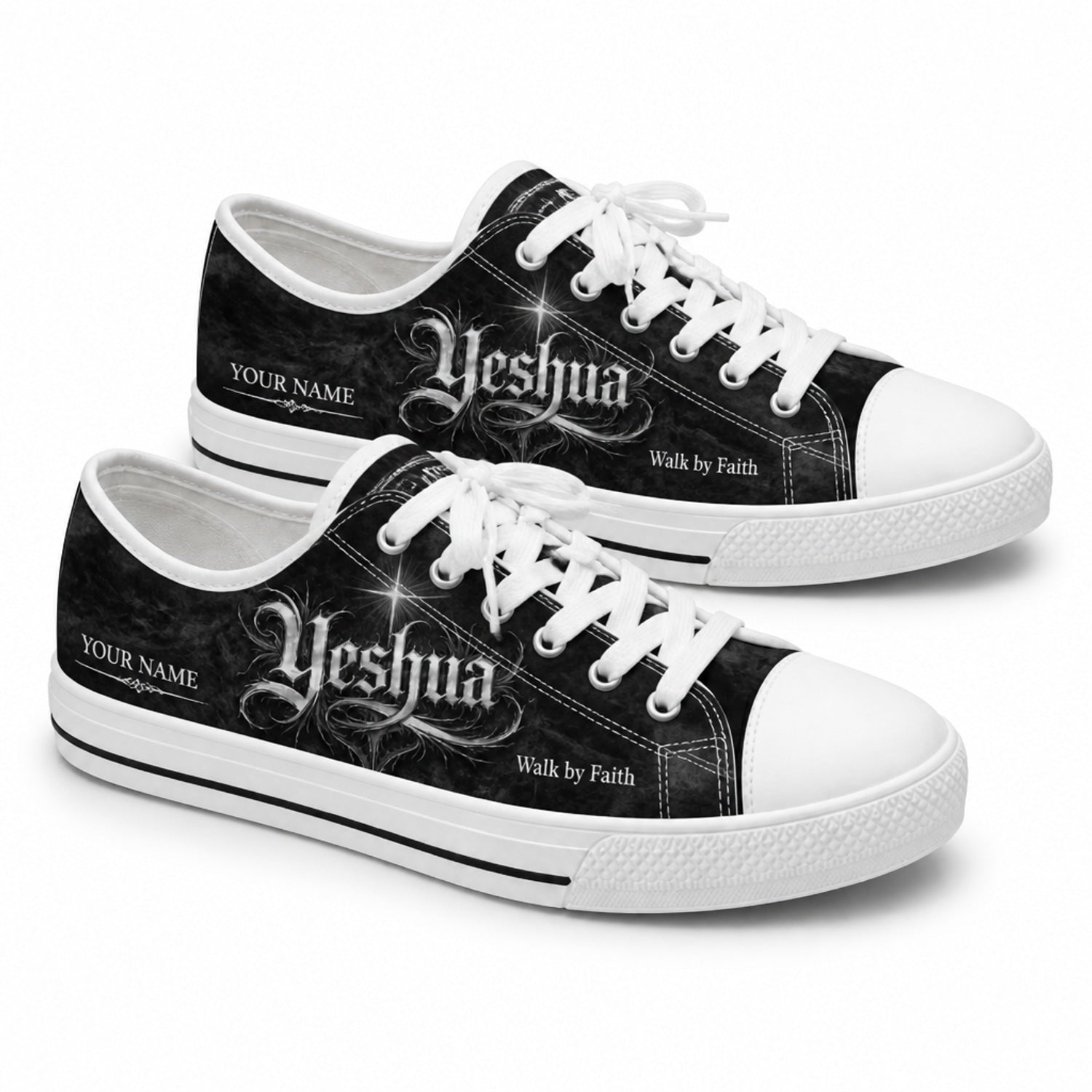 Yeshua Graphic Low Top Shoes