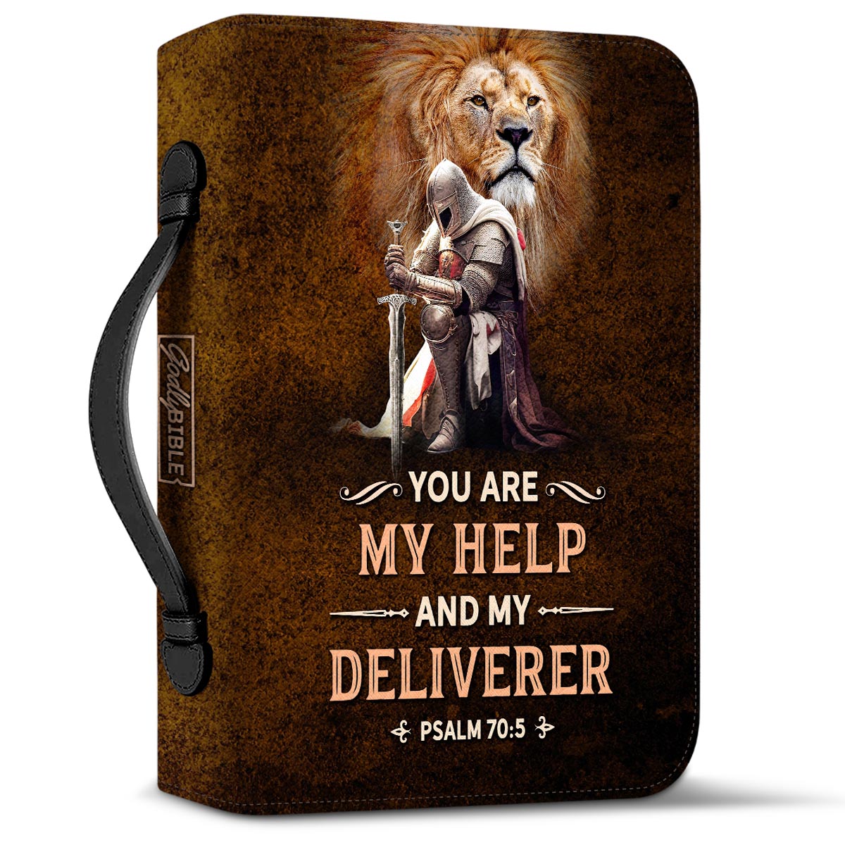 You Are My Help And My Deliverer Psalm 70 5 Personalized Bible Cover - Pastor's Bible Covers