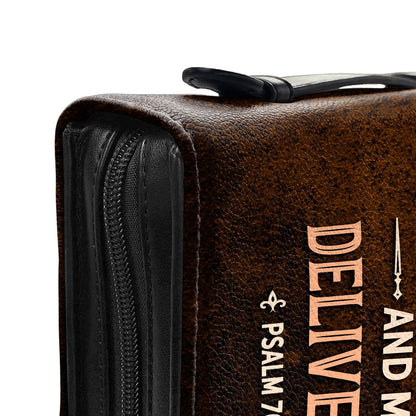 You Are My Help And My Deliverer Psalm 70 5 Personalized Bible Cover - Pastor's Bible Covers