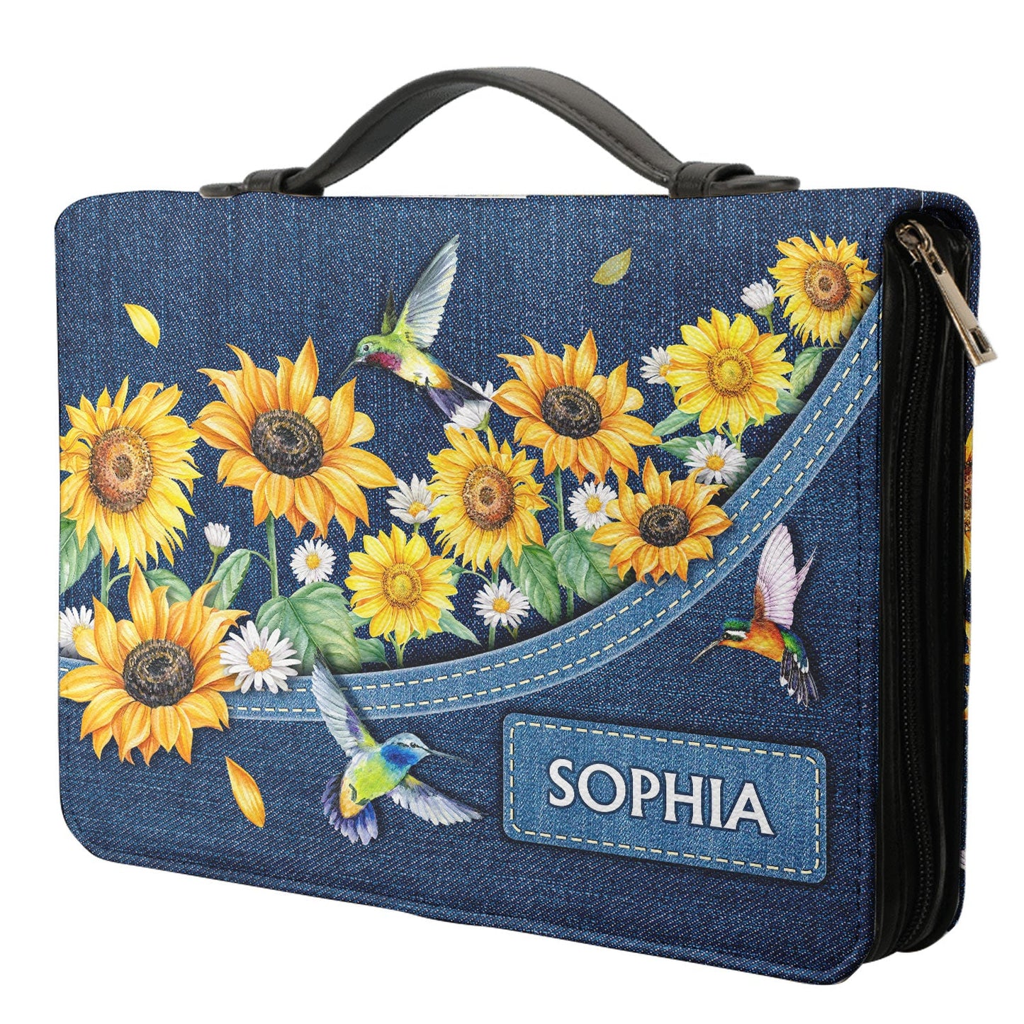 Your Statutes Are My Heritage Forever Psalm 119 111 Flower Hummingbird Personalized Bible Cover - Pastor's Bible Covers