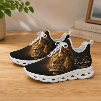Custom Name Lion Of Judah The Lord Is My Strength Max Soul Shoes
