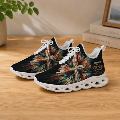 Custom Name Created For A Purpose Ephesians 2 10 Max Soul Shoes