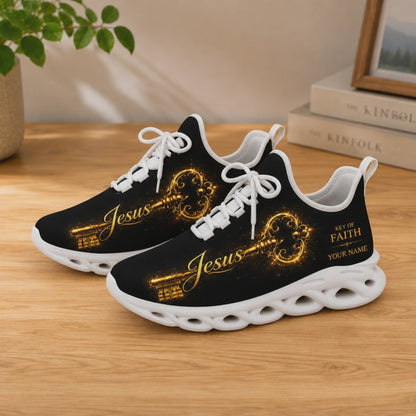 Custom Name Jesus Key Of Faith Max Soul Shoes