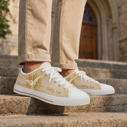 Custom Name Walk By Faith Classic Low Top Shoes