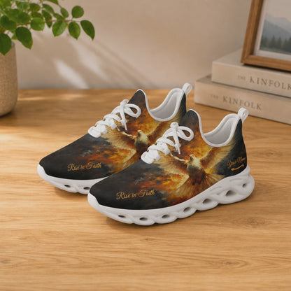 Custom Name Rise In Faith Holy Fire Dove Max Soul Shoes