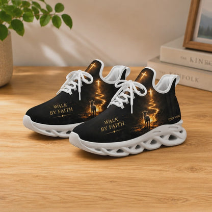 Custom Name Walk By Faith Max Soul Shoes