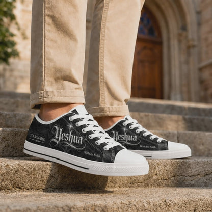 Custom Name Yeshua Graphic Low Top Shoes