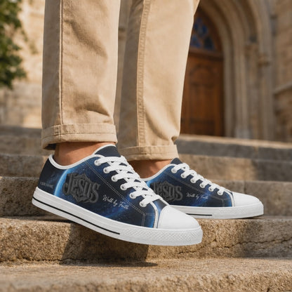 Custom Name Jesus Shoes Graphic Low Top Shoes