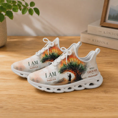 Custom Name I Am Holy Ground Exodus 3 14 Max Soul Shoes