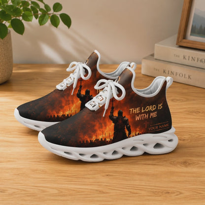 Custom Name The Lord Is With Me Knight Max Soul Shoes