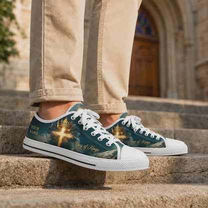 Custom Name King Of Kings Cross Classic Personalized Low Top Shoes