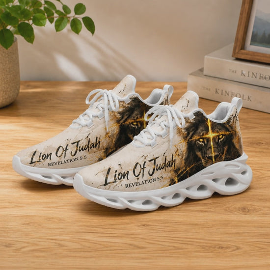 Product video showcase of Custom Name Lion of Judah Revelation 5 5 Max Soul Shoes highlighting detailed customization