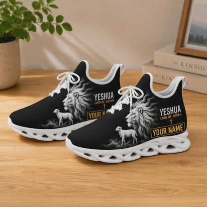 Custom Name Yeshua Lion Of Judah Max Soul Shoes