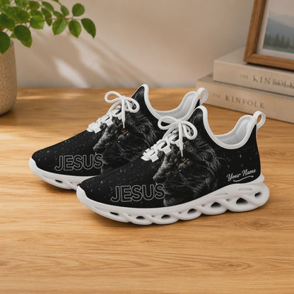 Custom Name Jesus Lion Of Judah Max Soul Shoes