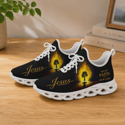 Custom Name Key Of Faith Burning Tree Max Soul Shoes