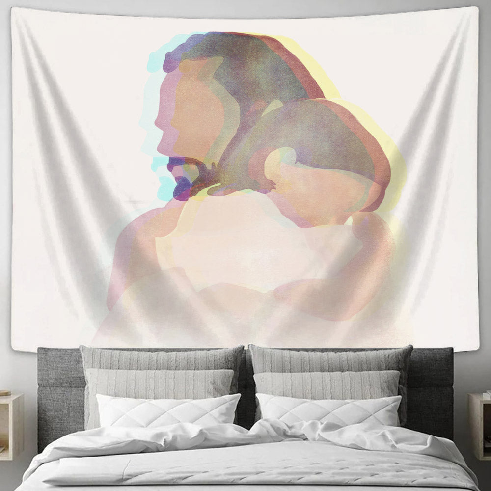 Christ's Embrace - Jesus Christ Tapestry Wall Art - Tapestry Wall Hanging - Christian Wall Art - Ciaocustom