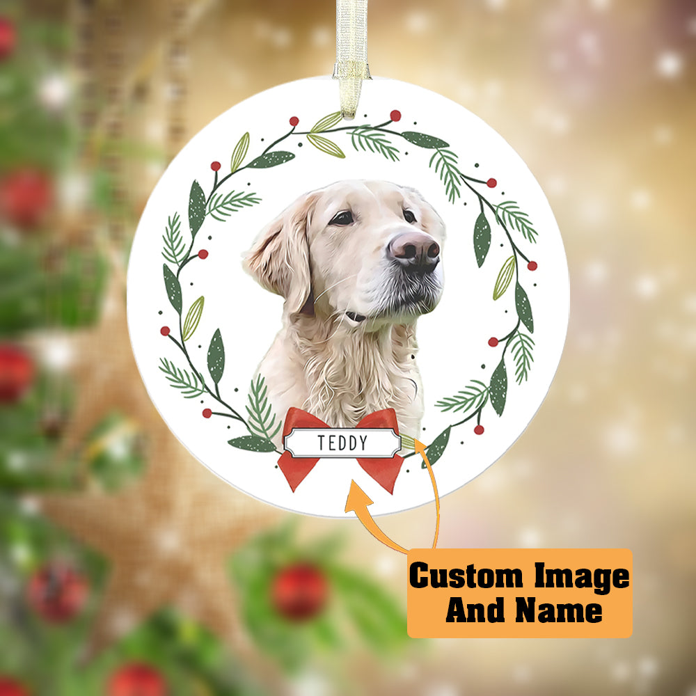 Custom Dog Ornament - Gift for Dog Mom - Dog Ornament Personalized - Ciaocustom