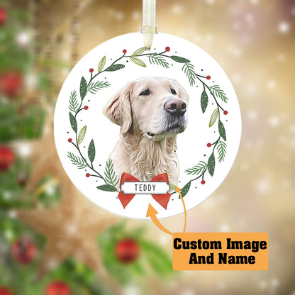 Custom Dog Ornament - Gift for Dog Mom - Dog Ornament Personalized - Ciaocustom