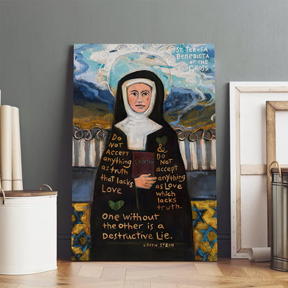 St. Benedicta Of The Cross Ie Edith Stein Canvas - Catholic Posters - Ciaocustom