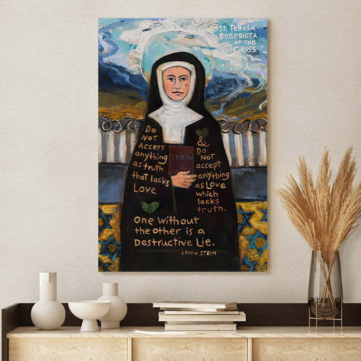 St. Benedicta Of The Cross Ie Edith Stein Canvas - Catholic Posters - Ciaocustom