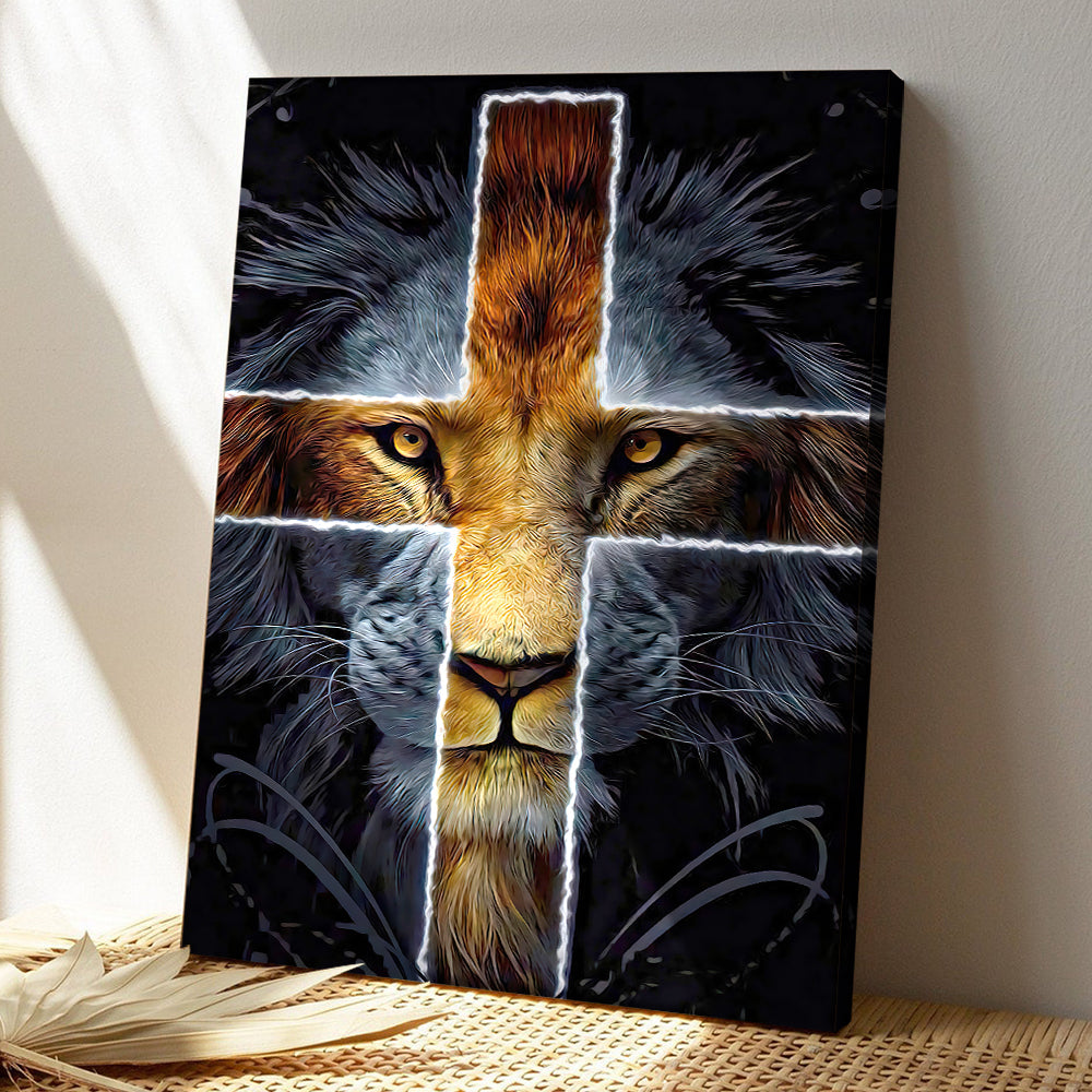Lion 10 - Jesus Canvas Art - Christian Gift - Jesus Canvas Painting - Jesus Poster - Jesus Canvas - Bible Verse Canvas Wall Art - God Canvas - Scripture Canvas - Ciaocustom