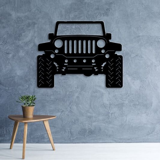 Metal Jeep Sign - Jeep Metal Wall Art - Metal Wall Art - Wall Decor - Jeep Art - Garage Art Cut Metal Sign - Jeep Lover Gifts - Ciaocustom