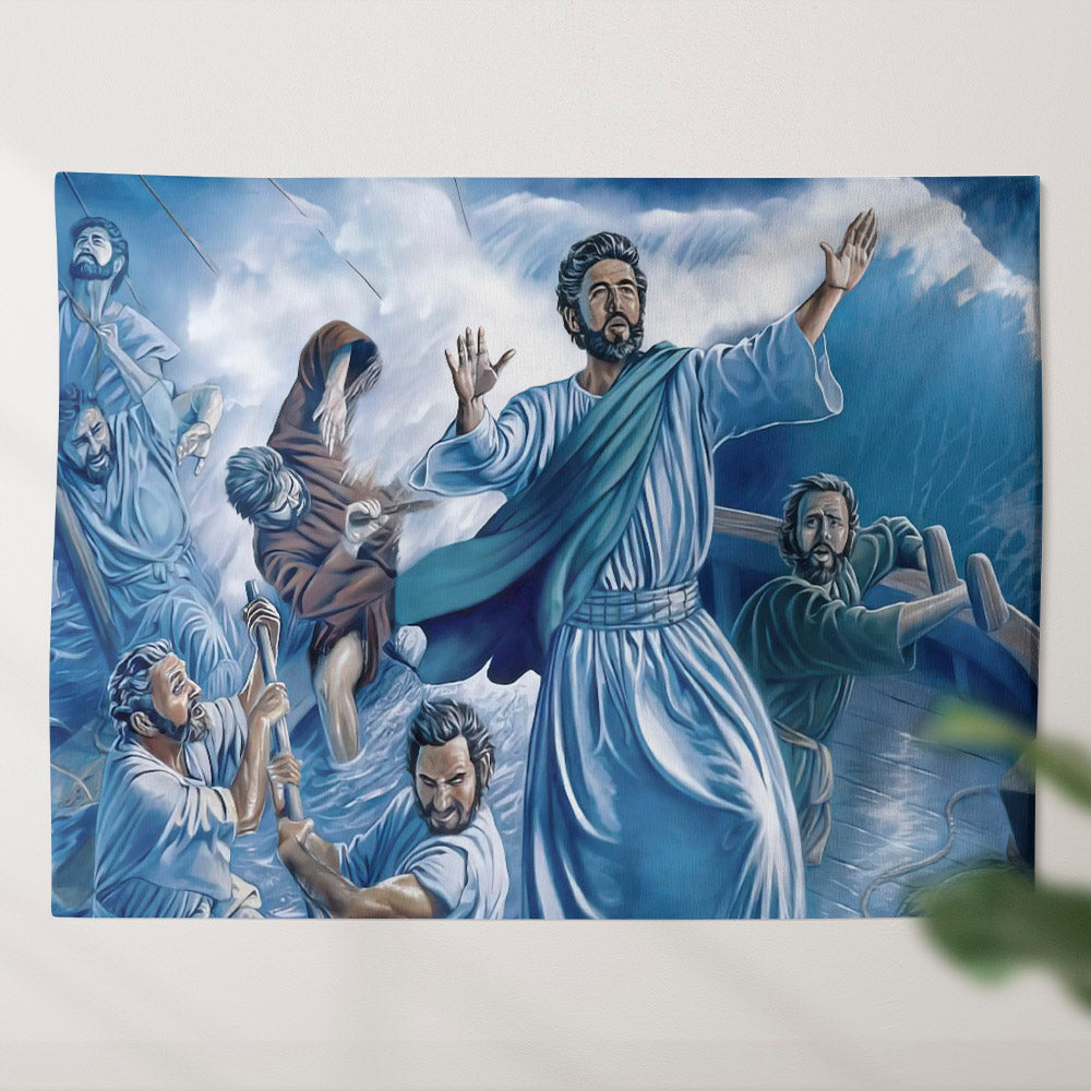 Jesus Biblical Tapestries - God Tapestry - Christian Tapestry - Ciaocustom