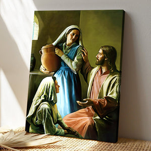 Jesus And People - Jesus Poster - Jesus Canvas Painting - Jesus Canvas Art -  Scripture Canvas - Ciaocustom