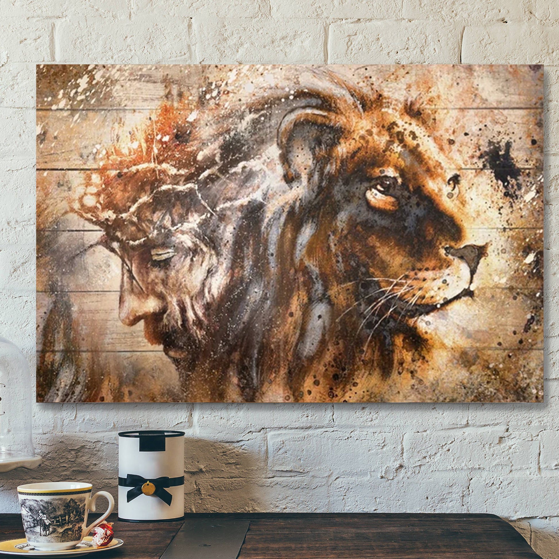 The Lion Of Judah Canvas Posters - Jesus Canvas Wall Art - Ciaocustom