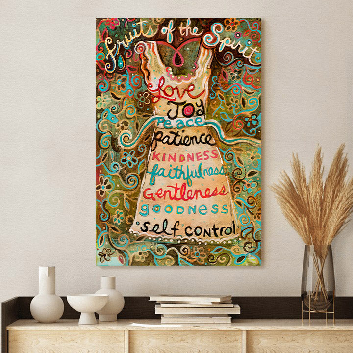 Fruits Of The Spirit Canvas Posters - Bible Verse Wall Art - Ciaocustom