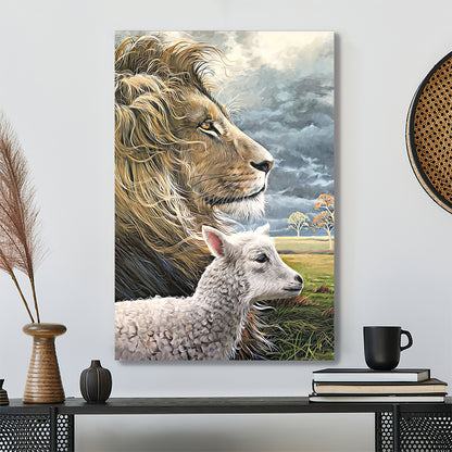 Lion - Jesus Canvas 46 - Christian Gift - Jesus Canvas Painting - Jesus Poster - Jesus Canvas Art - Wall Art - Scripture Canvas - Ciaocustom