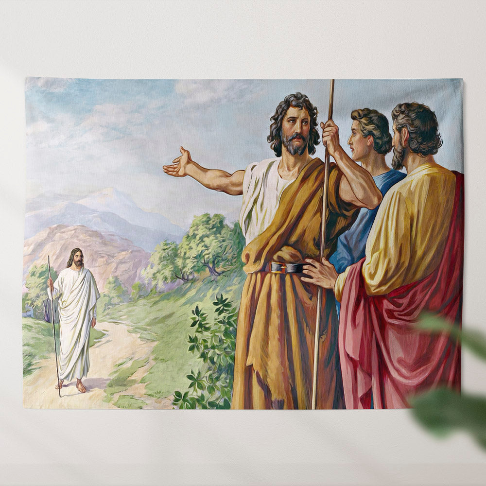 Jesus Christian Tapestry - Religious Wall Decor - Christian Wall Tapestry - Ciaocustom