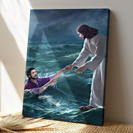 Christian Gift 41 - Jesus Canvas Painting - Jesus Poster - Jesus Canvas Art - Jesus Canvas - Bible Verse Canvas Wall Art - God Canvas - Scripture Canvas - Ciaocustom