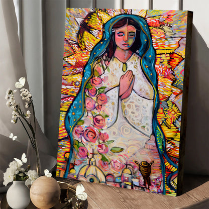 Guadalupe Canvas Wall Art - Religious Wall Decor