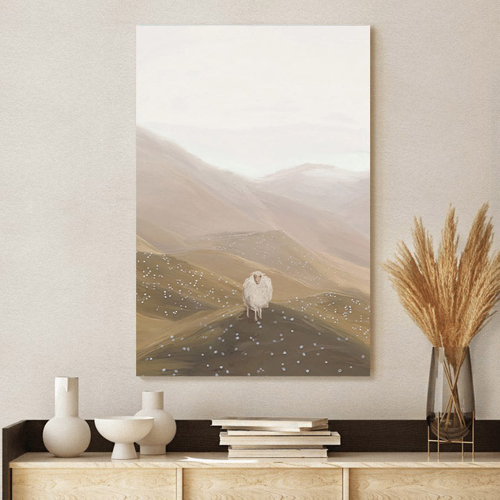 Oh Faithful Shepherd Canvas Wall Art - Christian Wall Posters - Ciaocustom