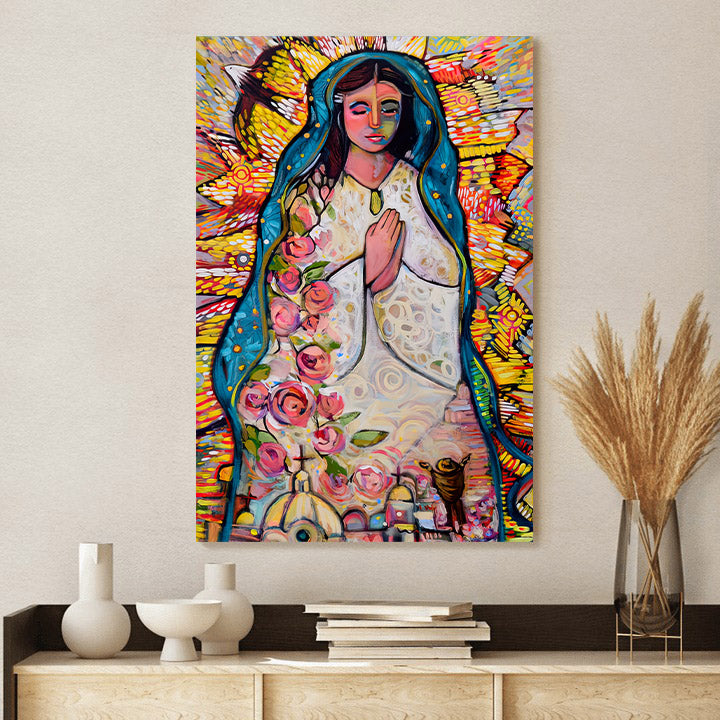 Guadalupe Canvas Wall Art - Religious Wall Decor