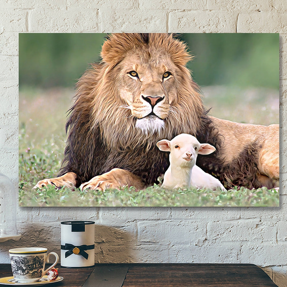 Lion - Jesus Christ Poster 10 - Jesus Poster - Jesus Canvas Wall Art - Bible Verse Canvas Wall Art - Scripture Canvas - Ciaocustom