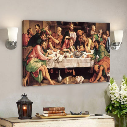 The Last Supper - Jesus Painting On Canvas - Religious Posters - Christian Canvas Prints - Religious Wall Art Canvas - Ciaocustom