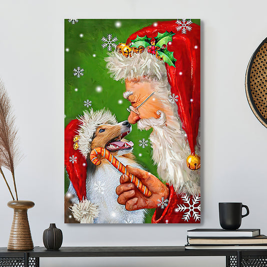 Scripture Canvas Wall Art - Bible Verse Canvas - Christmas Dog Canvas Poster - Ciaocustom