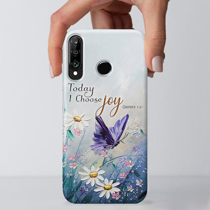 Today I Choose Joy - James 1:2 - Christian Phone Case - Religious Phone Case - Bible Verse Phone Case - Ciaocustom