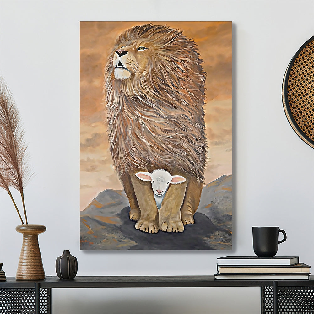 Lion 13 - Jesus Canvas Art - Christian Gift - Jesus Canvas Painting - Jesus Poster - Jesus Canvas - Wall Art - Scripture Canvas - Ciaocustom