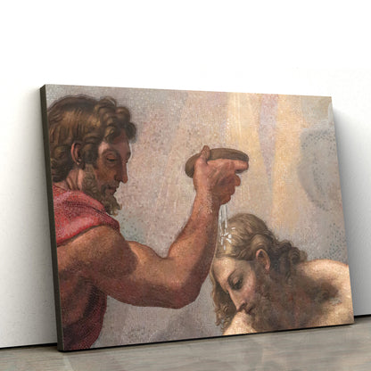 The Baptism Of Our Lord Canvas - Ciaocustom