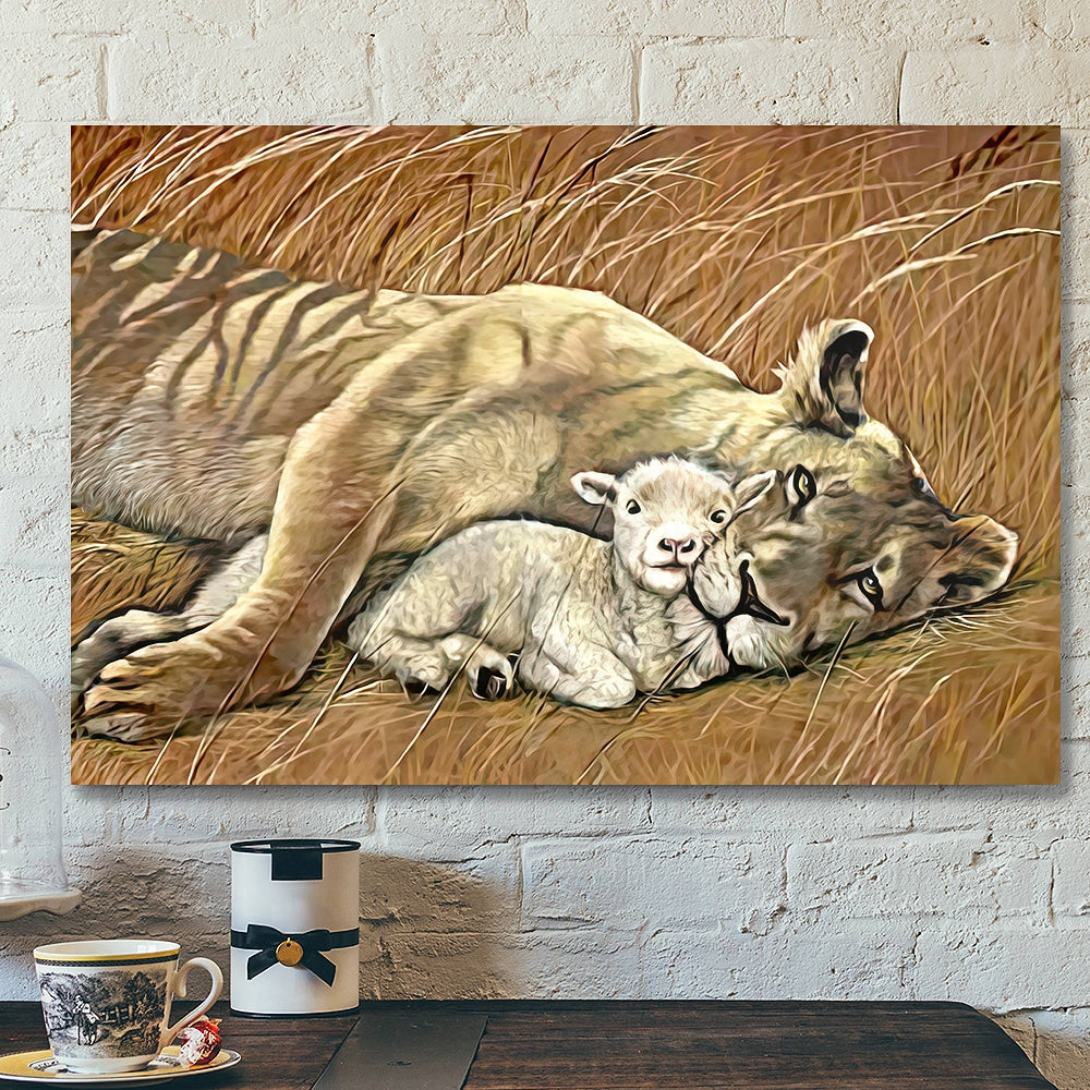 Lion - Jesus Canvas 71 - Christian Gift - Jesus Canvas Painting - Jesus Poster - Jesus Canvas Art - Wall Art - Scripture Canvas - Ciaocustom