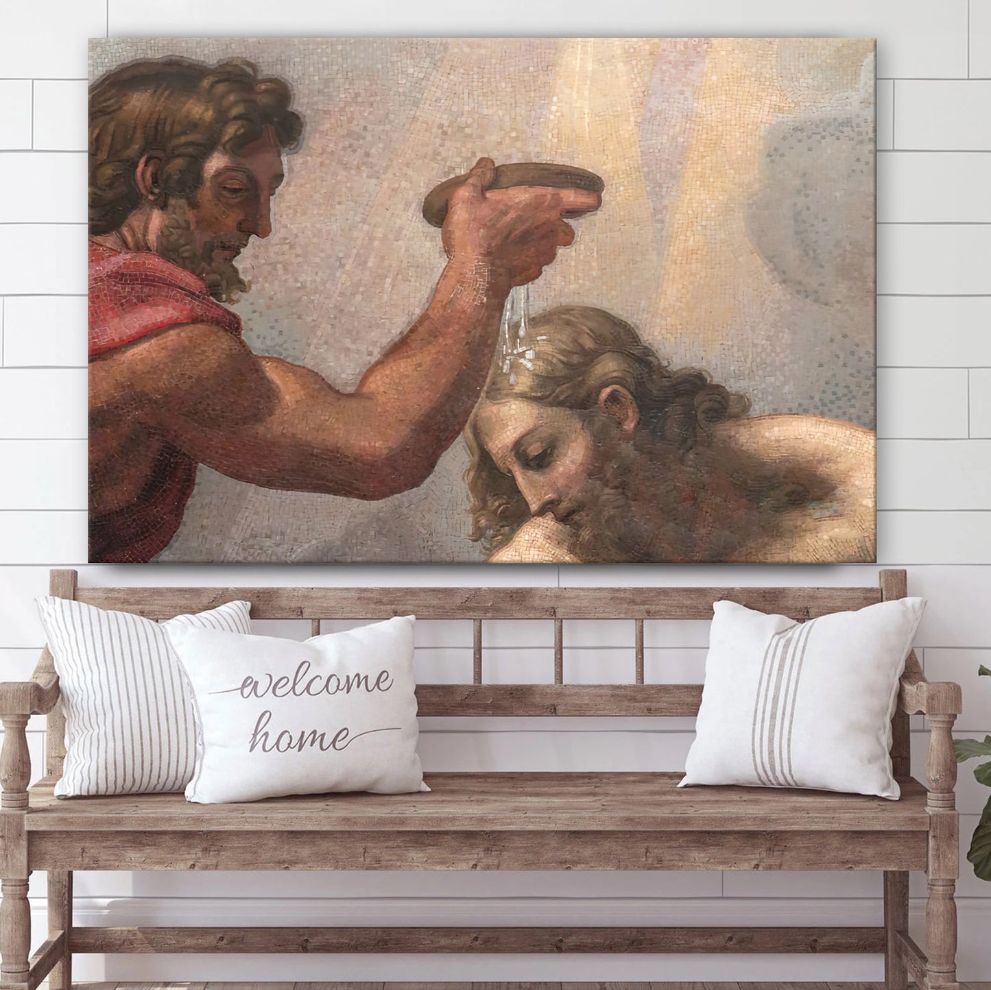 The Baptism Of Our Lord Canvas - Ciaocustom