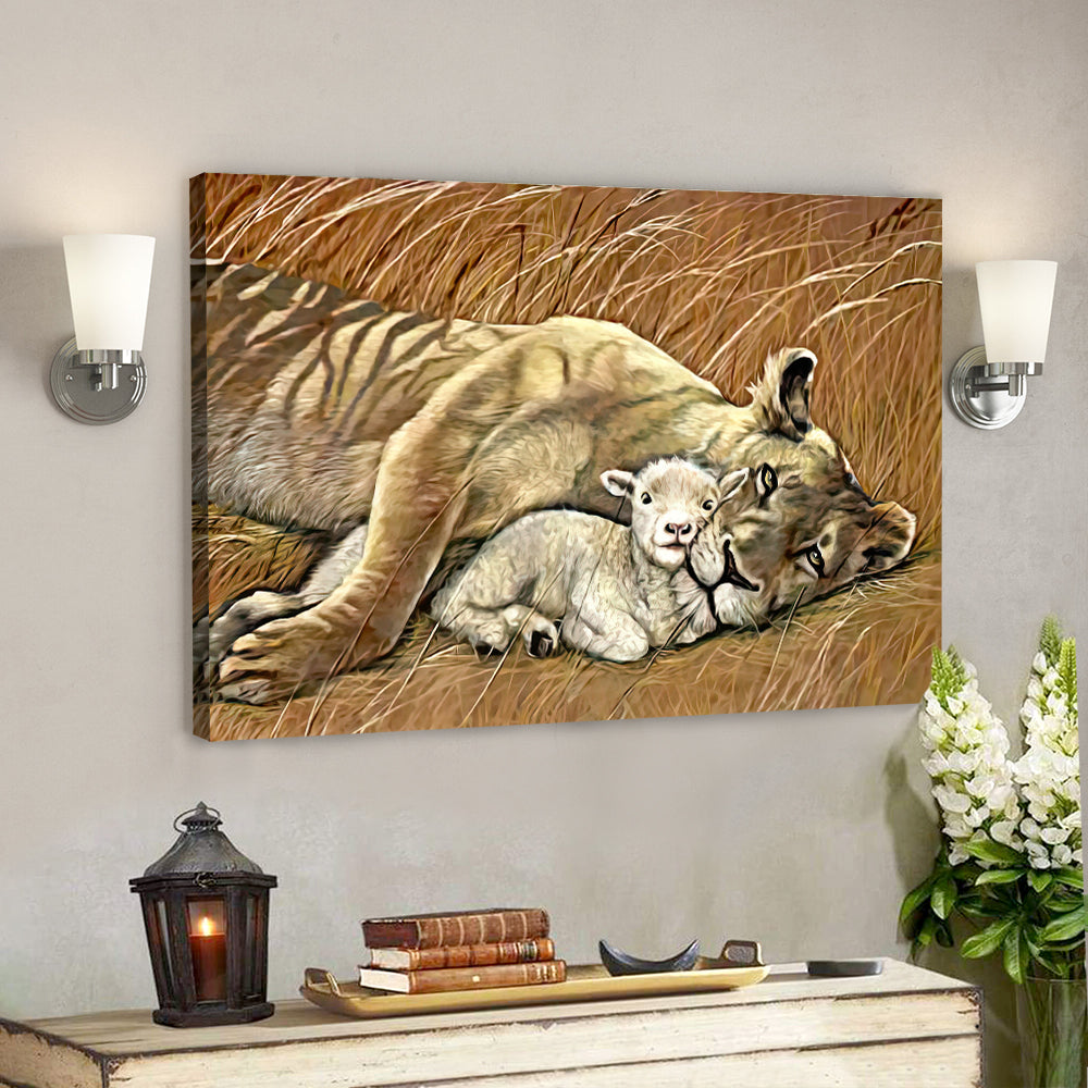 Lion - Jesus Canvas 71 - Christian Gift - Jesus Canvas Painting - Jesus Poster - Jesus Canvas Art - Bible Verse Canvas Wall Art - God Canvas - Scripture Canvas - Ciaocustom