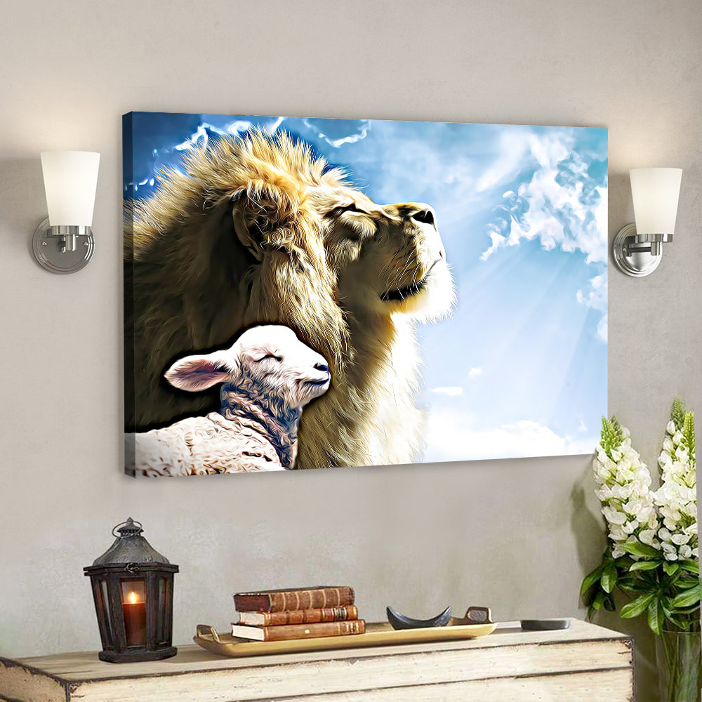 Lion - Jesus Christ Poster 12 - Jesus Poster - Jesus Canvas Wall Art - Bible Verse Canvas Wall Art - God Canvas - Scripture Canvas - Ciaocustom