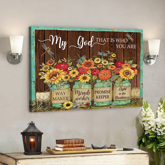 Jesus Canvas Art - Bible Canvas - Christian Canvas Wall Art - Dragonfly And Flower Canvans Poster - Ciaocustom